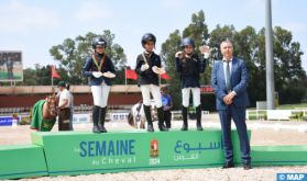 Semaine du cheval 2024 (championnat du Maroc de dressage "poney"): Ali Marzak, Nermine Zouhri et Azime-Allah El Kadiri s'adjugent les titres des catégories "A", "B" et "C"