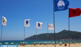 "Plages propres 2024": Le Pavillon Bleu hissé sur la plage "Madame Choual" à Casablanca