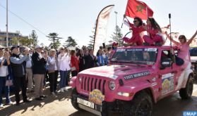 Essaouira fête l'arrivée des participantes au 31è Rallye "Aïcha des Gazelles"