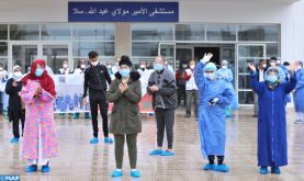 Covid-19 : Sept personnes guéries quittent l’hôpital Prince Moulay Abdellah de Salé