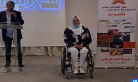 L’athlète safiote Saida Amoudi élue meilleure sportive de l’année lors du Prix "10 Diamants"