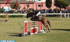 Concours national de saut d'obstacles 2 étoiles de Khénifra : Le capitaine Mouad Bouya remporte le grand prix des FAR