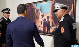 Rabat: Vernissage d'une exposition de créations artistiques de fonctionnaires de police