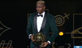 CAF Awards 2023: Le Nigérian Victor Osimhen sacré meilleur joueur africain de l'année