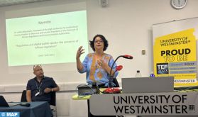 Londres : Mme Akharbach plaide pour la préservation des intérêts de l'Afrique dans le nouvel ordre numérique mondial