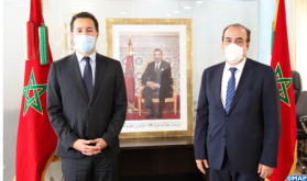 Passation des pouvoirs entre MM. Othman El Firdaouss et El Hassan Abyaba