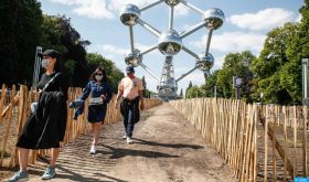 Déconfinement: Réouverture de l'Atomium, symbole de Bruxelles