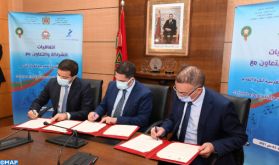 Signature à Rabat de conventions de partenariat pour la promotion du sport scolaire, le foot féminin en particulier