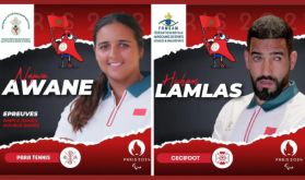 Ouverture des Jeux Paralympiques de Paris : Najwa Awane et Hicham Lamlas porteront le drapeau national