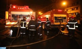 Casablanca : Maitrise d'un incendie au marché de Koréa (Protection civile)