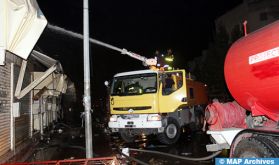 Incendie dans une unité industrielle de fabrication de mouchoirs en papier à Berrechid