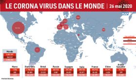 La pandémie du coronavirus dans le monde en chiffres