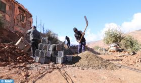 Al Haouz : Démarrage à la commune de Talat’N’Yacoub de l’opération de reconstruction des maisons touchées par le séisme