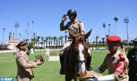 Rabat: Clôture du Concours officiel de saut d'obstacles des jeunes chevaux de la Garde Royale