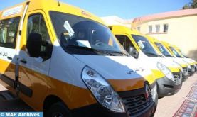 INDH/Chefchaouen: remise de bus de transport scolaire au profit de plusieurs communes