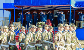 Service militaire: Cérémonie à la base aérienne de soutien général de Benslimane à l’occasion de la fin de la 1ère phase de formation du 39e contingent